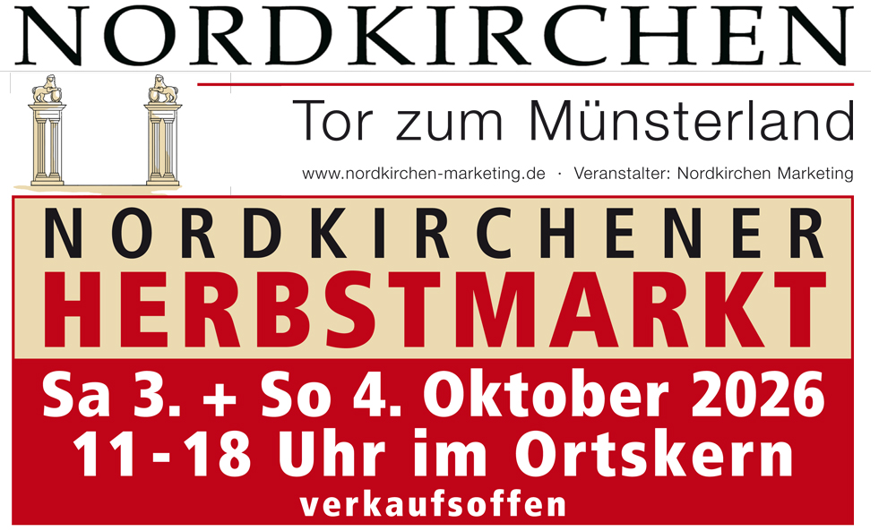 Nordkirchener Herbst am 03.10.2026 Nordkirchener Herbst am 03.10.2026